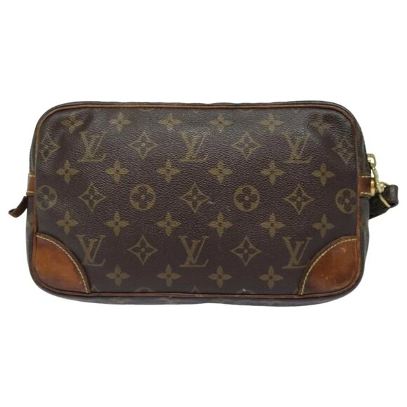 LOUIS VUITTON Monogram Marly Dragonne GM Clutch Bag M51825 LV Auth 82837 - Picture 3 of 16
